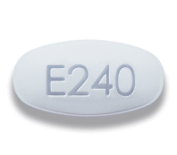 ERLEADA 240 mg tablet marked with E240