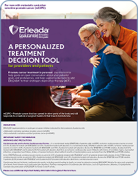 ERLEADA personalized treatment decision tool and discussion guide cover