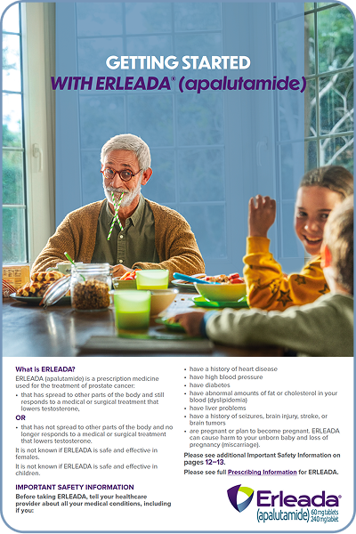 ERLEADA getting started patient education brochure cover